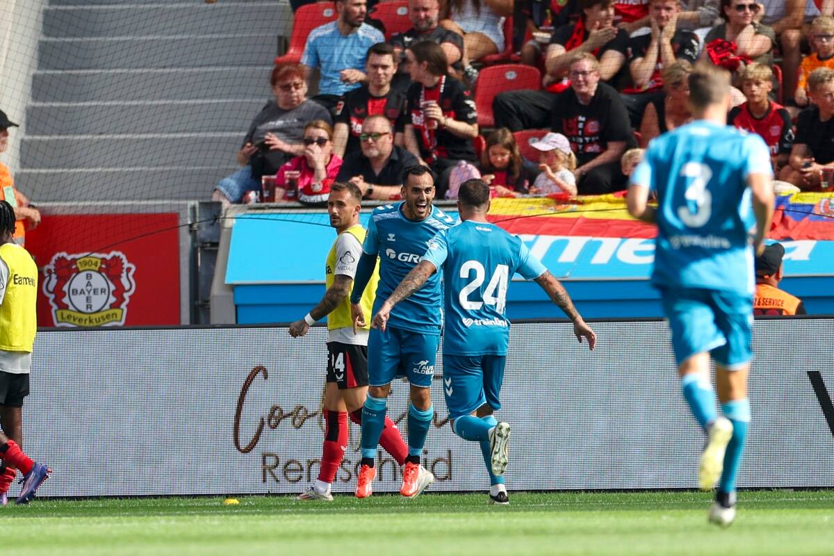 le anotó al Bayer Leverkusen en el último amistoso de pretemporada. Foto: EFE