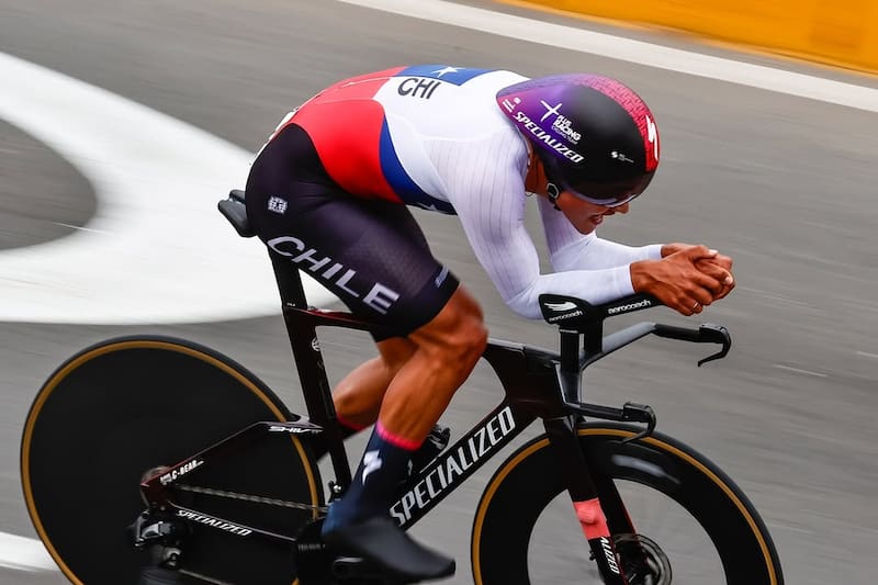 . El ciclista Héctor Quintana.