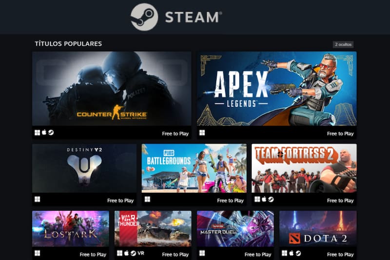 Conoce cómo encontrar los juegos gratis en Steam.
