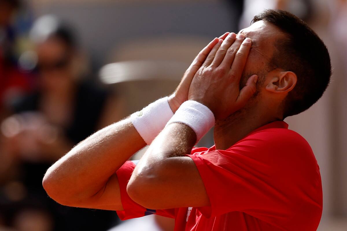 Novak Djokovic en París 2024. EFE