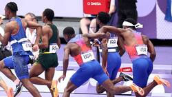 Desastre total para Noah Lyles en París 2024: no pudo correr la posta 4x100 y Estados Unidos no sacó medalla