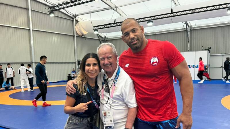 GALERÍA | Abrazo olímpico: el encuentro de Francisca Crovetto y Yasmani Acosta en París 2024