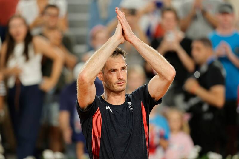 Andy Murray en París 2024. EFE
