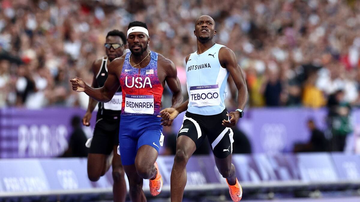 VIDEO | ¡Sorpresón en París 2024! Tebogo ganó los 200 metros y dejó con las ganas a Noah Lyles