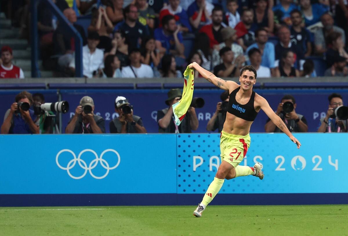 Sergio Camello, héroe de España en París 2024. EFE