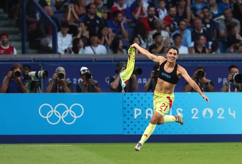 Sergio Camello, héroe de España en París 2024. EFE