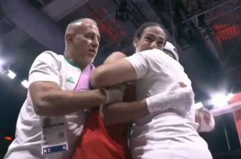 VIDEO | No aguantó más: el desconsolado llanto de Imane Khelif tras ganar su segunda pelea en París 2024