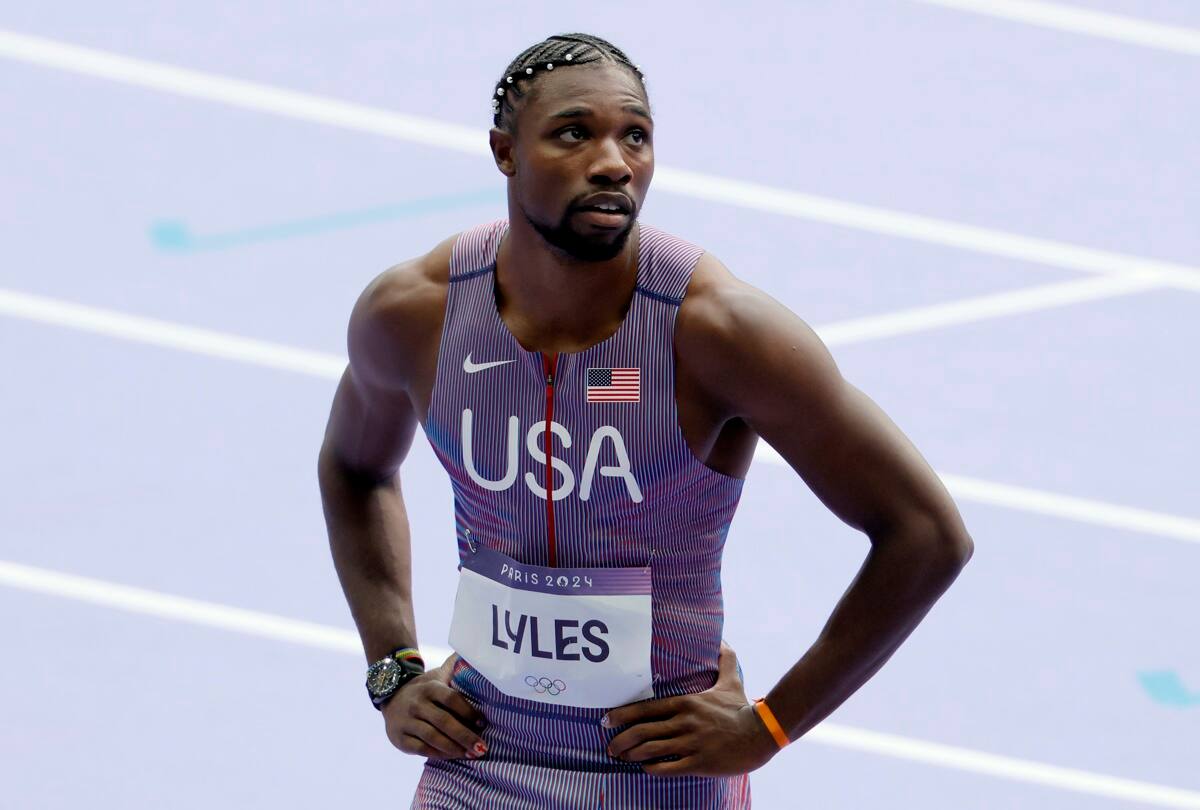 Noah Lyles en París 2024. EFE