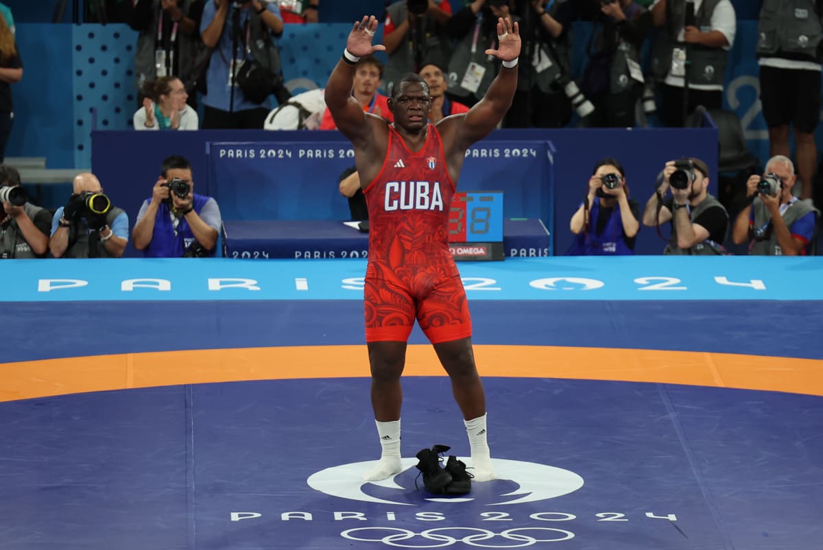 Mijaín López en París 2024. EFE