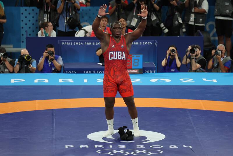 Mijaín López en París 2024. EFE