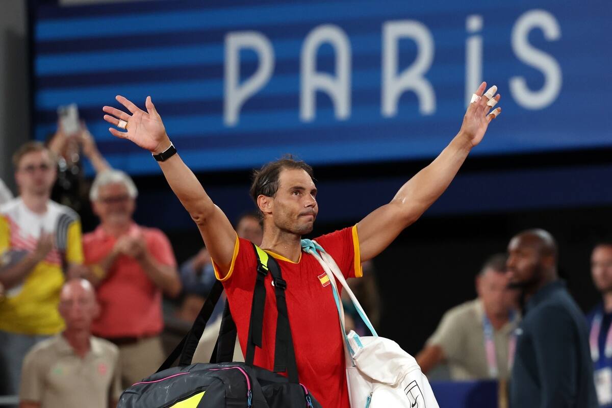 Rafael Nadal en París 2024. EFE