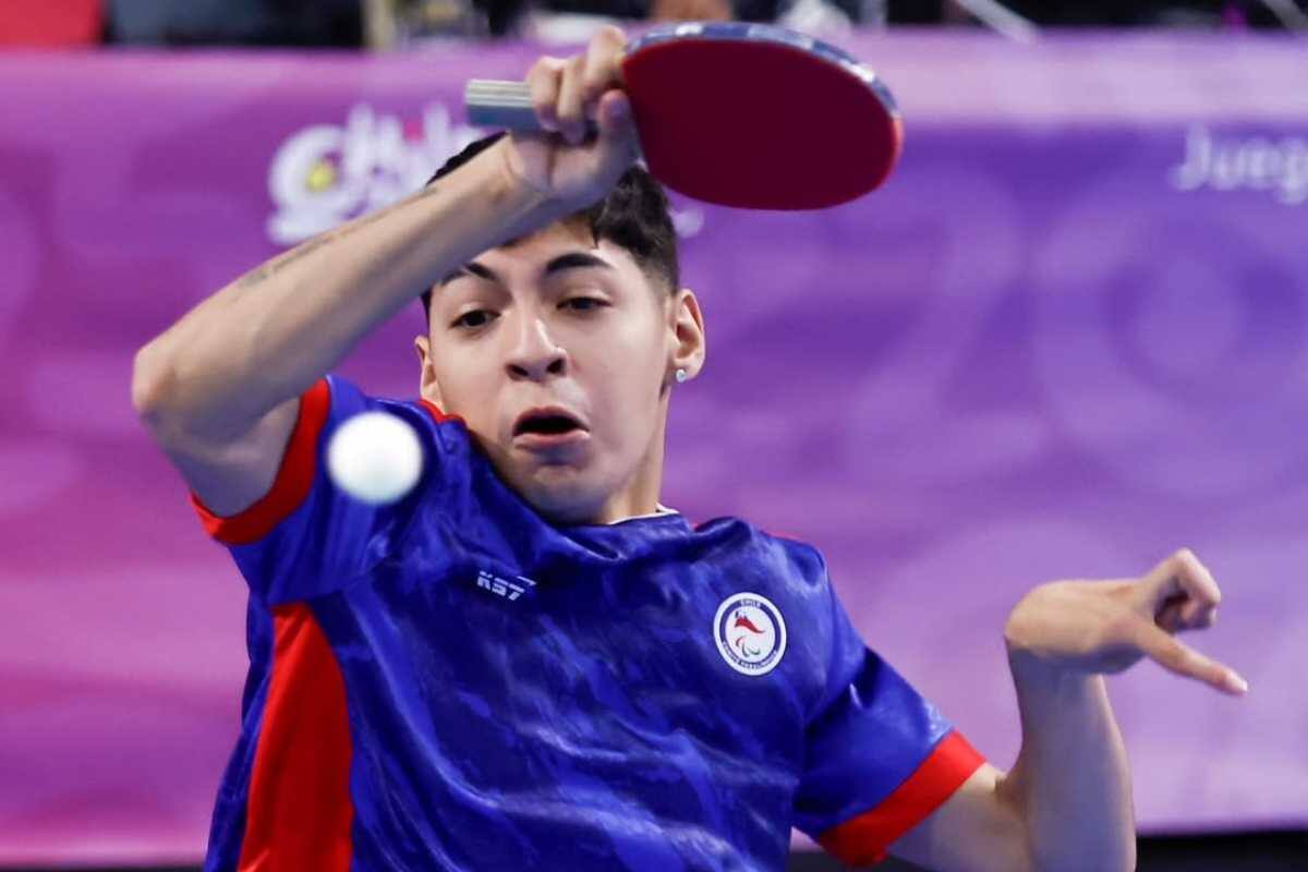 El tenis de mesa es una de las competencias que se realizan en Chile. Foto: @parapanjuveniles