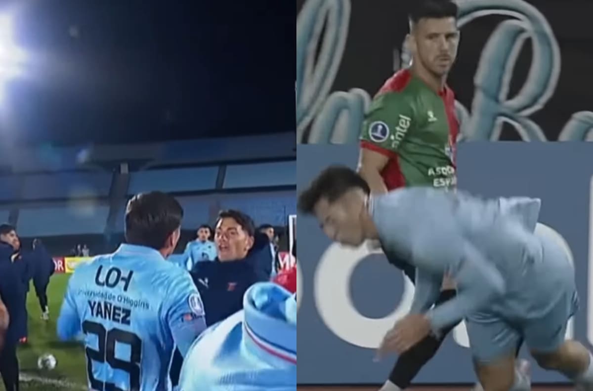 VIDEO | “Te hiciste el canchero”: jugadores uruguayos encararon a los O’Higgins tras caliente duelo en Sudamericana