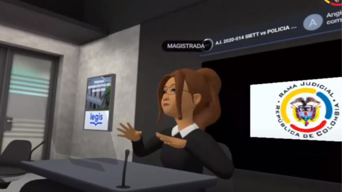 VIDEO | Así fue el primer juicio realizado en el metaverso en Colombia