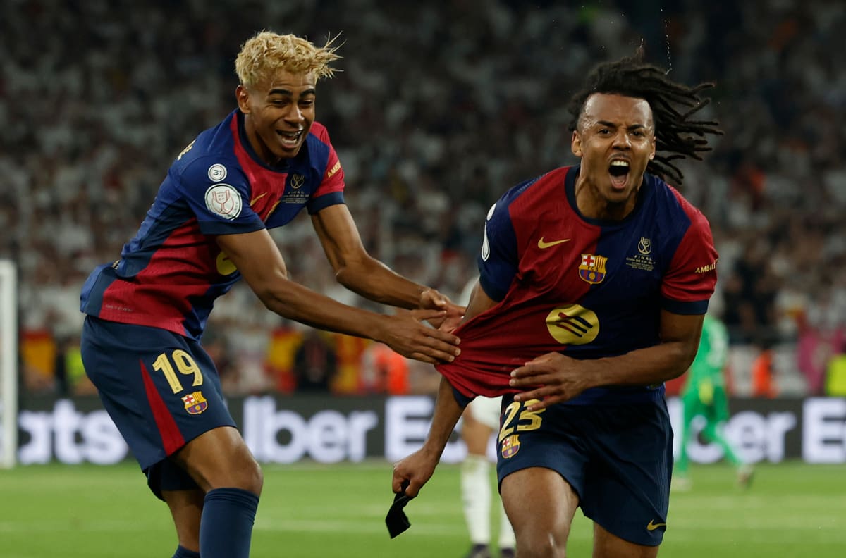 Jules Koundé sentenció al Real Madrid y le dio la victoria a Barcelona en la Copa del Rey
