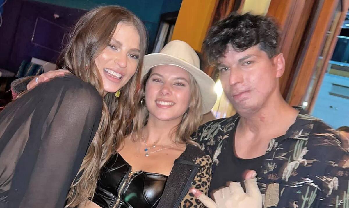 Julia Fernandes e Ignacio Lastra tras el accidente de 2017