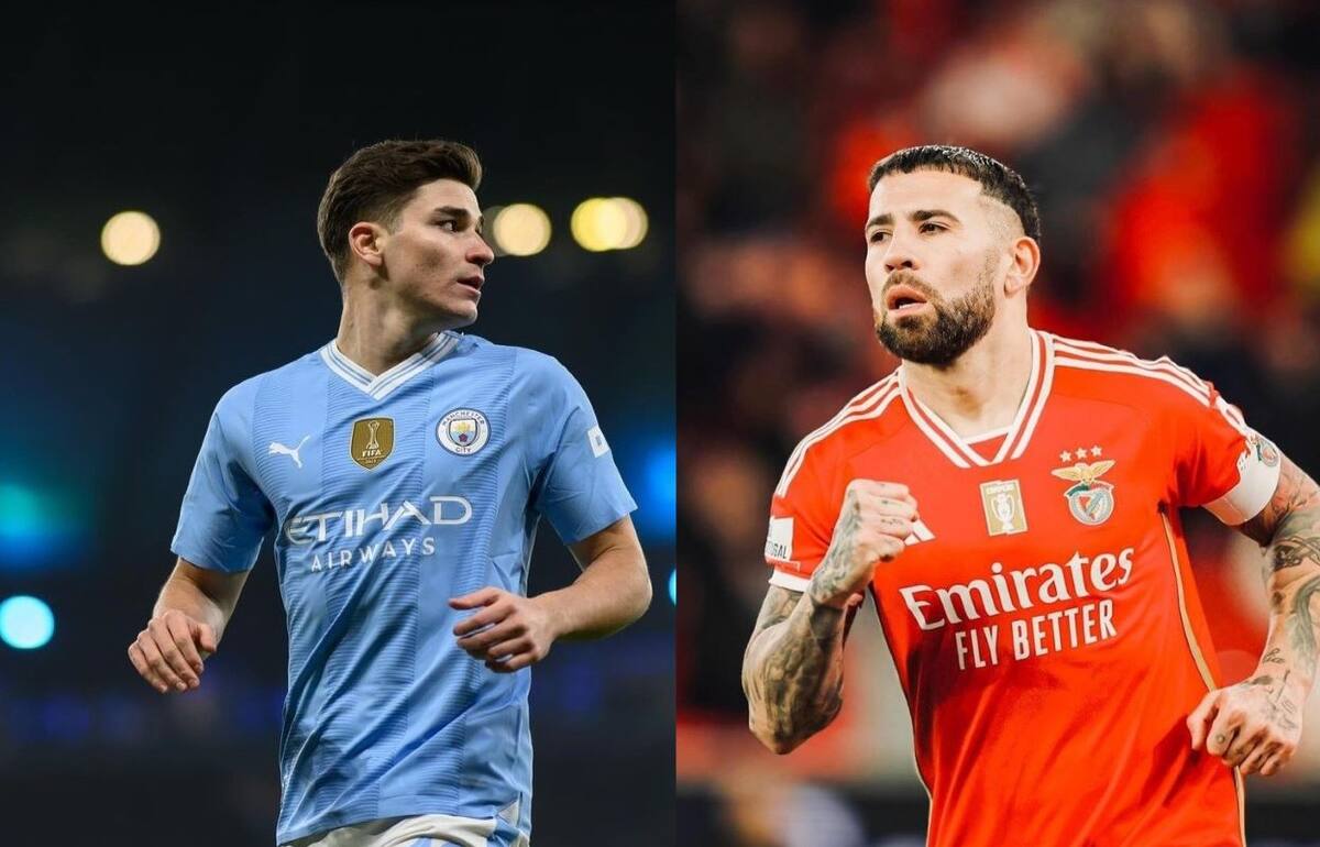 Los campeones del mundo disputarán los Juegos Olímpicos de París 2024. Créditos: @julianalvarez y @nicolasotamendi30