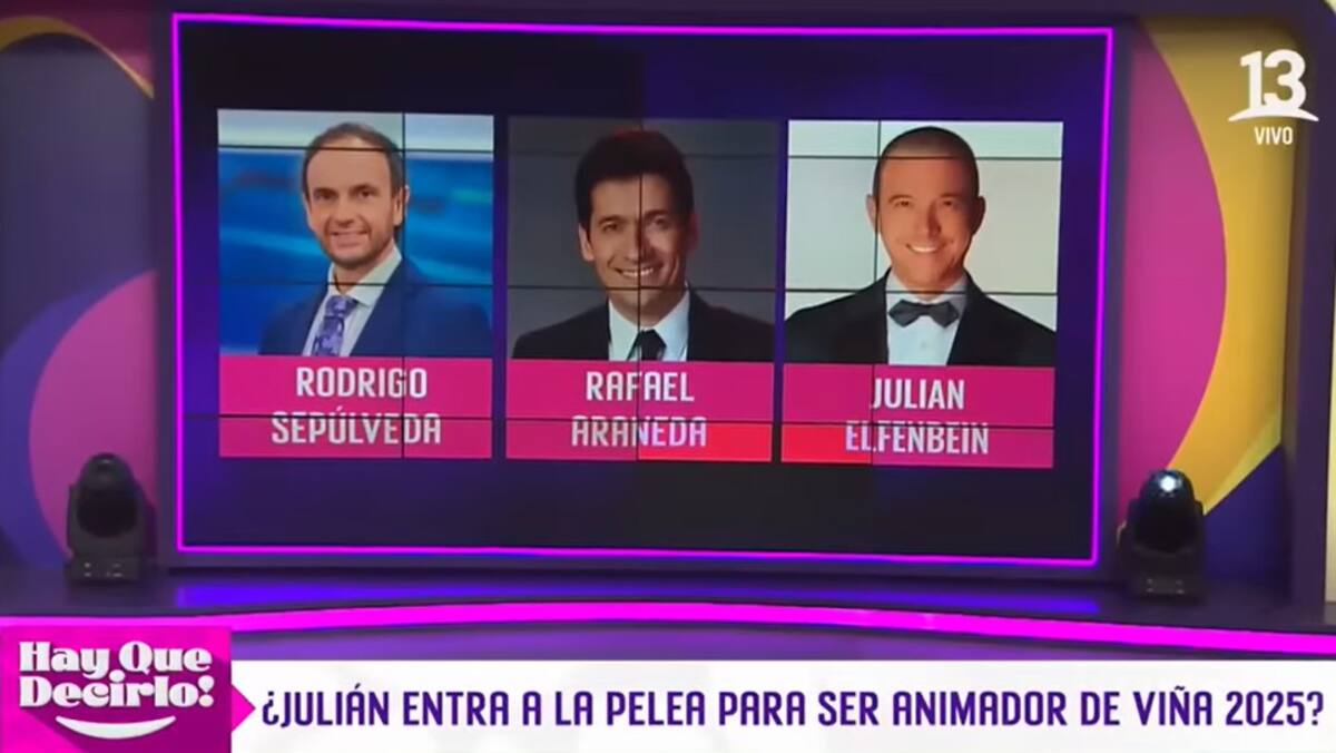 Julián Elfenbein entra en la carrera por Viña 2025. Créditos: Pantallazo Canal 13