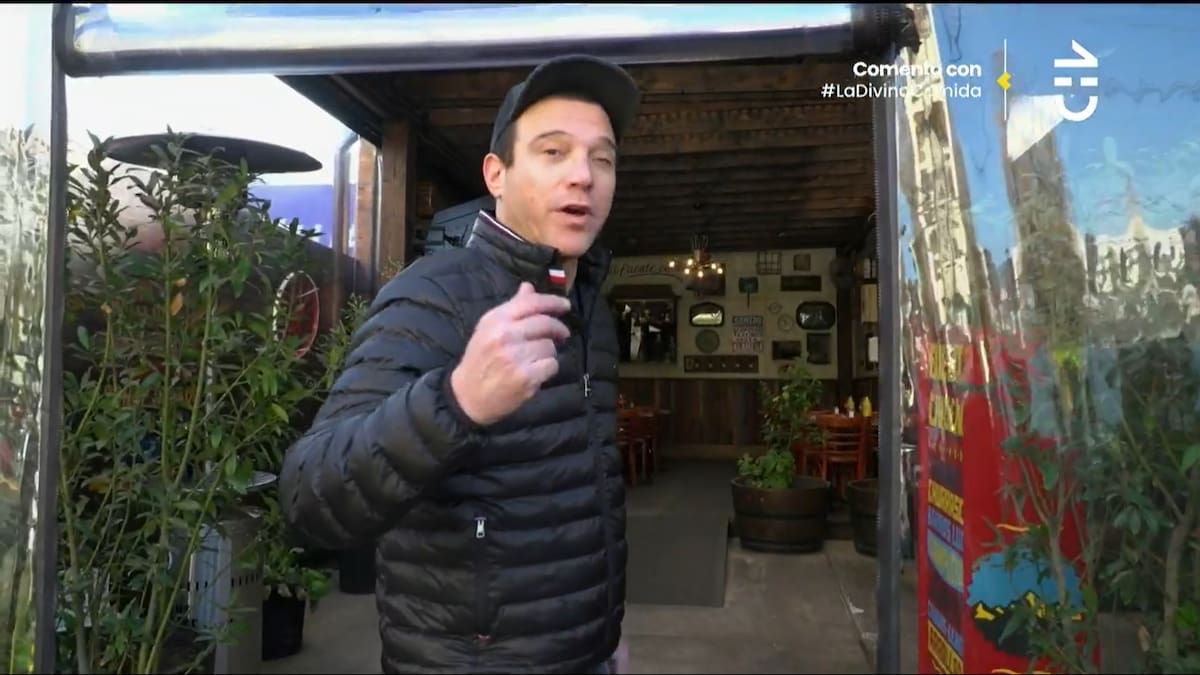 Julián Elfenbein en la "Fuente chilena"