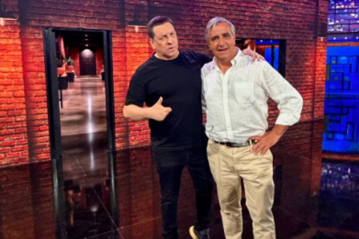 fue invitado al primer episodio de Detrás del Muro, quien pudo compartir con el elenco.