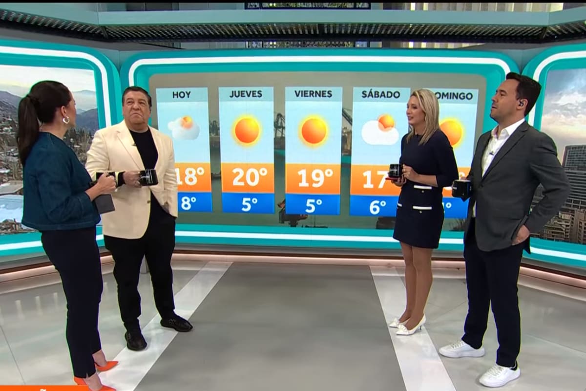 El periodista aclaró su situación de salud. Créditos: Captura Chilevisión.