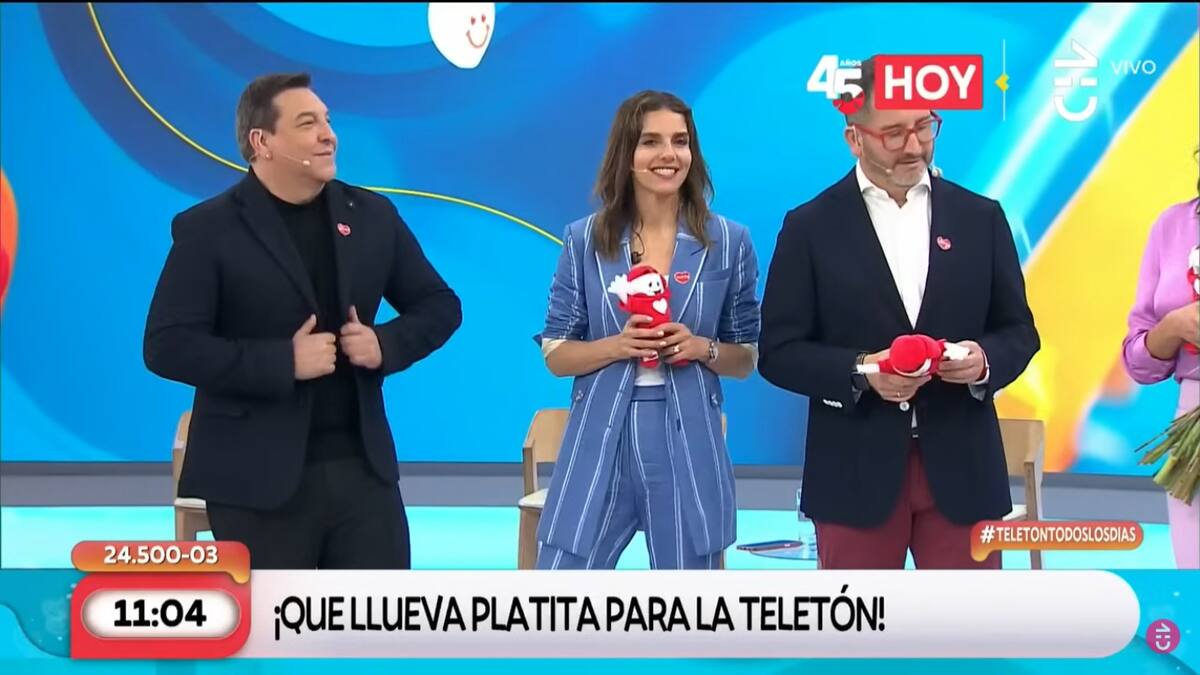 Julio César Rodríguez dice que no lo enfocaban en la Teletón 2023