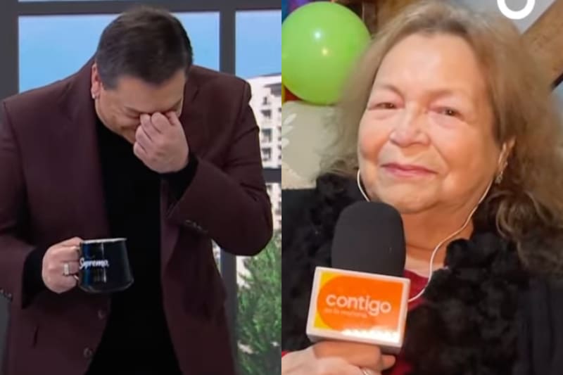 se emocionó con tierno saludo de su madre.