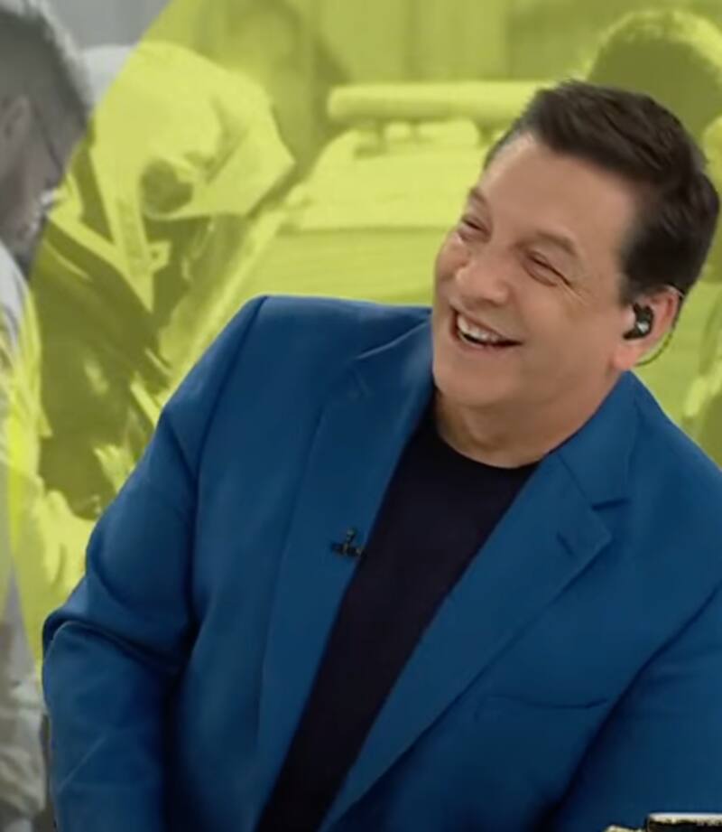 El animador desató carcajadas en Contigo en la Mañana. (Captura: CHV).