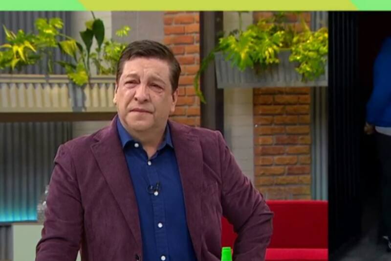 Julio César Rodríguez emocionado (Foto Archivo)