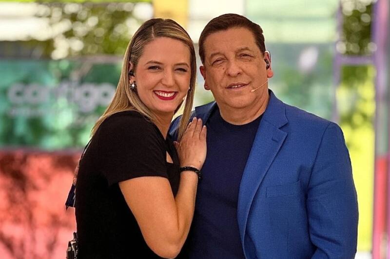 Los dos participantes de Contigo en la Mañana mantienen una buena relación laboral.