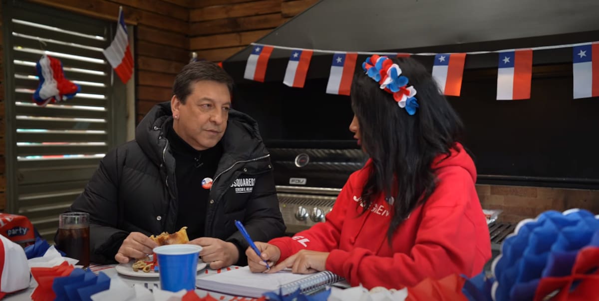 Julio César Rodríguez y Pamela Díaz en "Sin Editar".