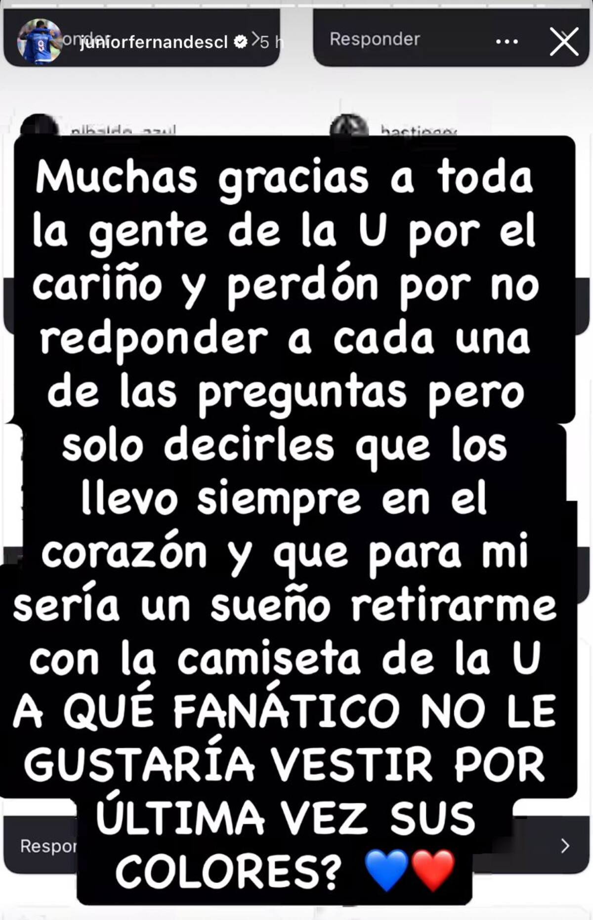 El delantero se ofrece para volver a la U.