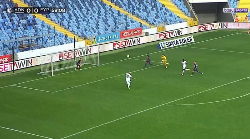 armó y finalizó la jugada del gol en el triunfo del Adanaspor.