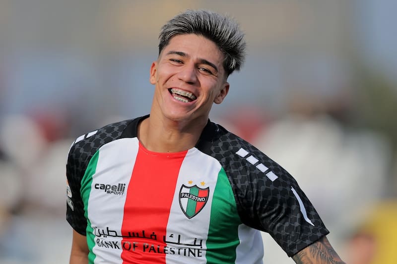 , jugador de Palestino. Agencia Aton