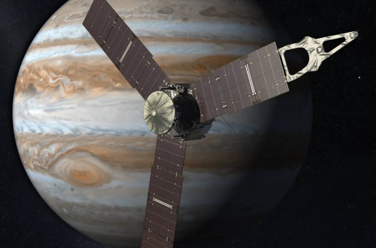 NASA captura impresionante foto de las nubes de Júpiter