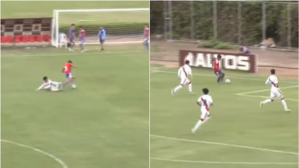 VIDEO | Canterano de Colo-Colo se luce con golazo maradoniano en victoria de La Roja Sub 15 sobre Perú