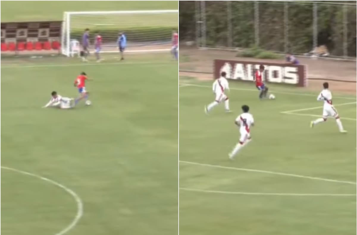 VIDEO | Canterano de Colo-Colo se luce con golazo maradoniano en victoria de La Roja Sub 15 sobre Perú