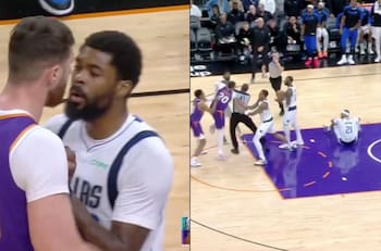 VIDEO | No se guardaron nada: el feroz enfrentamiento que se vivió en la NBA