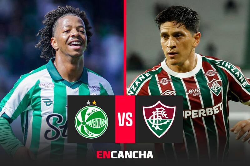por la fecha 9 del Brasileirao. Foto: Prensa Juventude y EFE.
