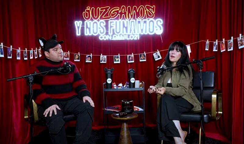 El podcaste del tiktoker se estrenó este viernes 18 de abril. Créditos: Captura YouTube