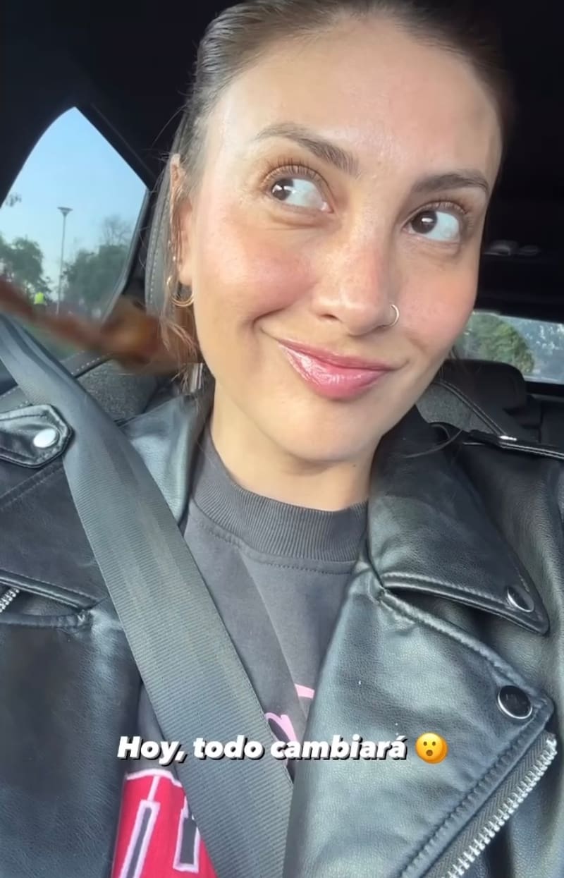 Karen Bejarano anuncia un cambio de look. Foto: Instagram.