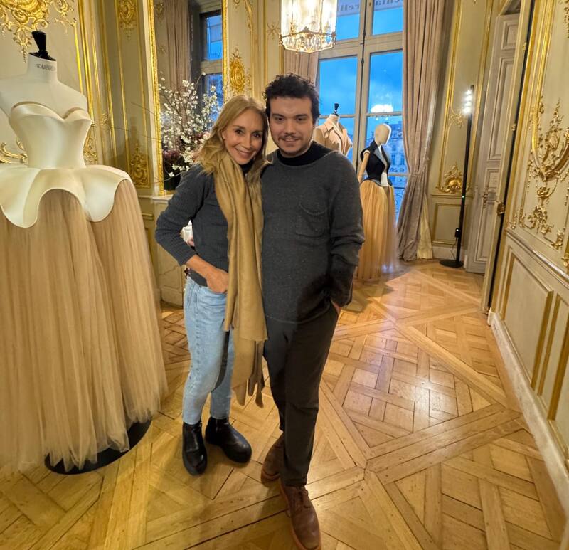 La animadora de Mega ya eligió el vestido para la Gala. Créditos: Cedida