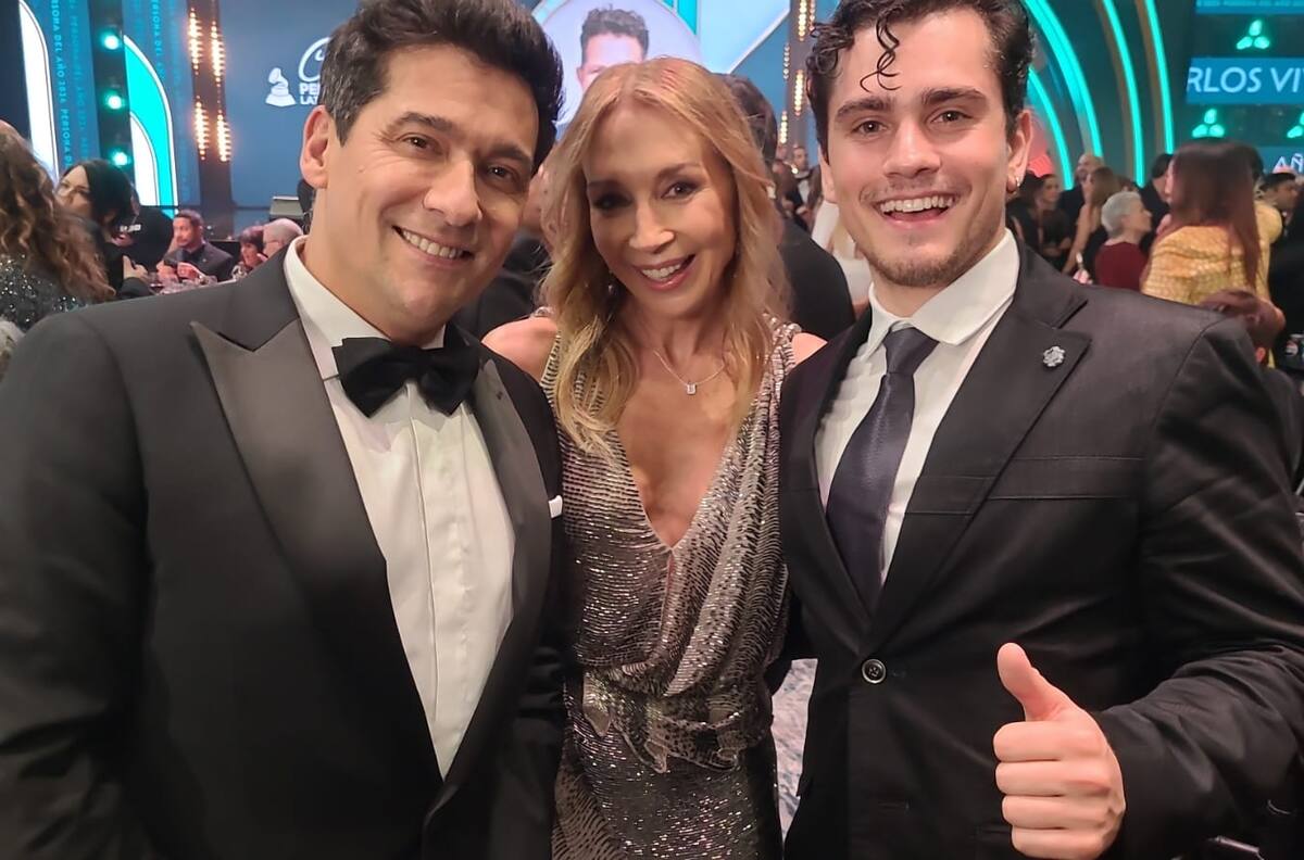 Karen Doggenweiler cuenta por qué usó un vestido de Marcela Vacarezza en los Latin Grammy