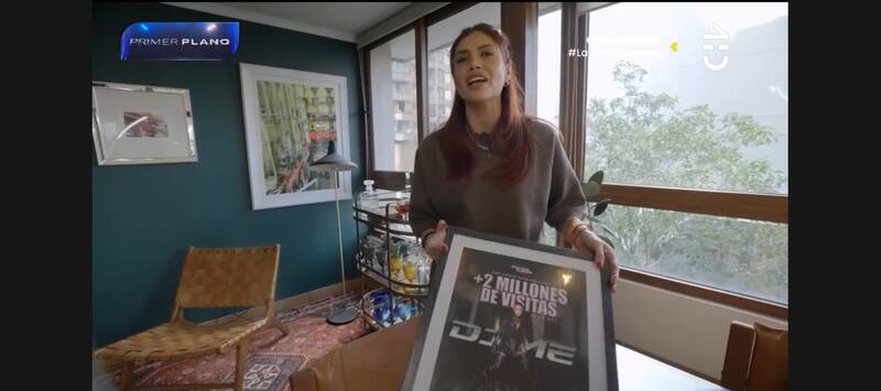 Este es el especial poster que recibió de regalo.