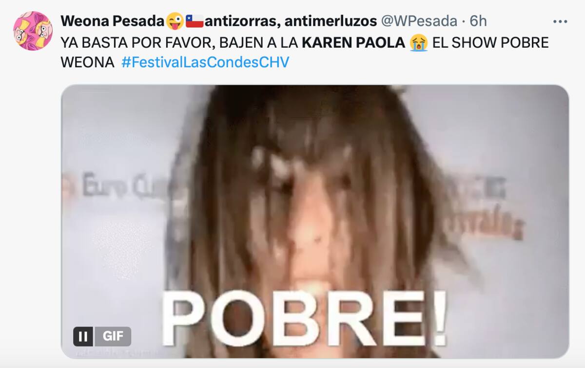 Usuarios criticaron su show en Las Condes.