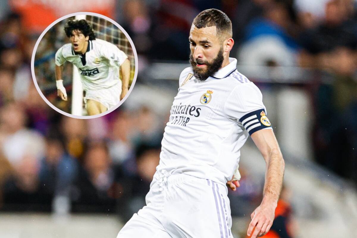 Karim Benzema igualó otra marca de Iván Zamorano.