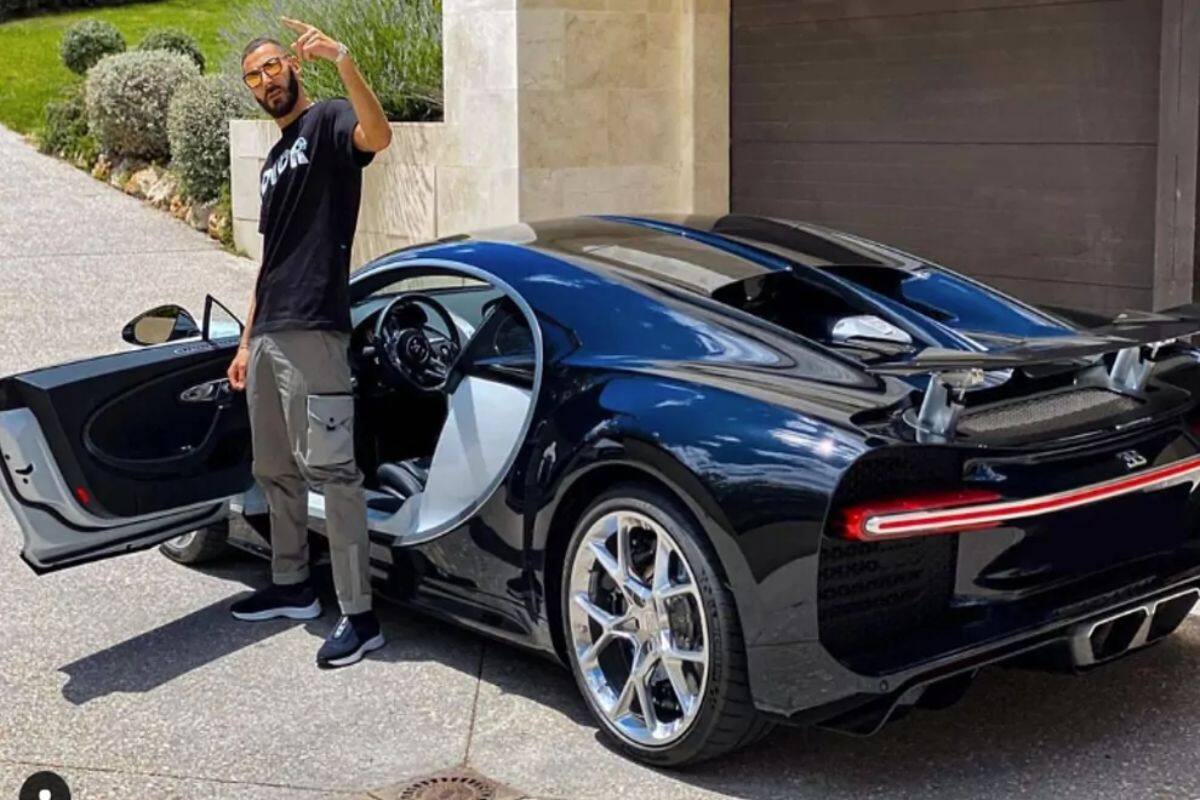 A Karim Benzema le viene saliendo una fortuna mantener su Bugatti: (Instagram: karimbenzema)