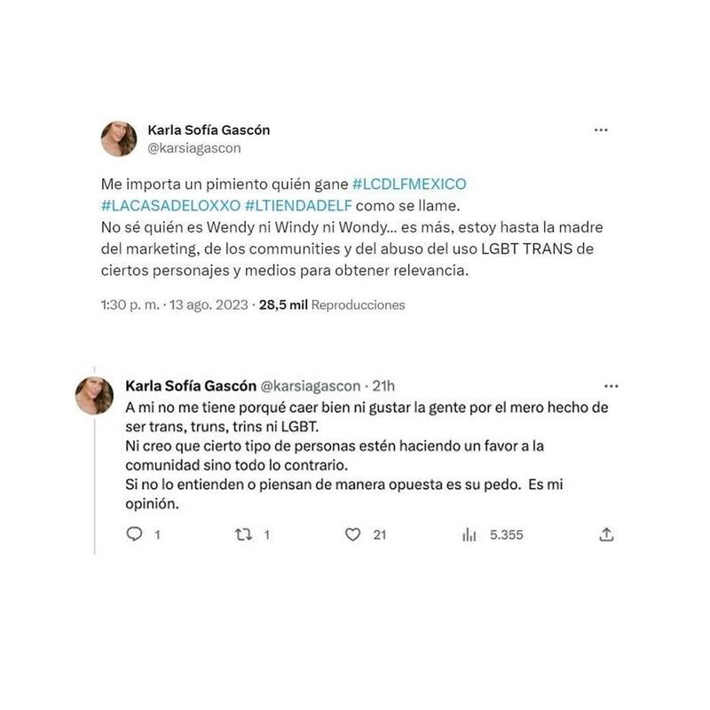 Hizo polémica por polémicos tuits