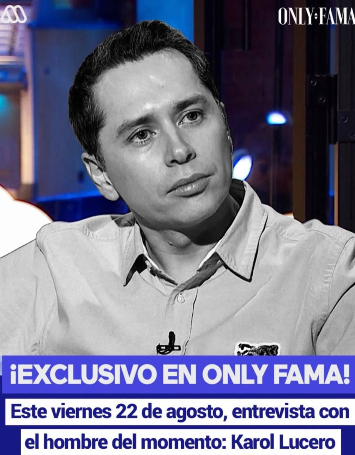 El periodista estará en Only Fama.