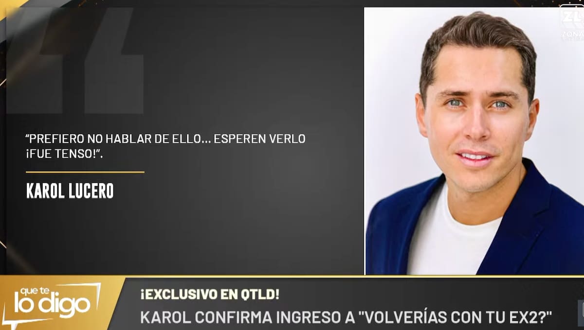 El animador habló de su reencuentro con Faloon Larraguibel.